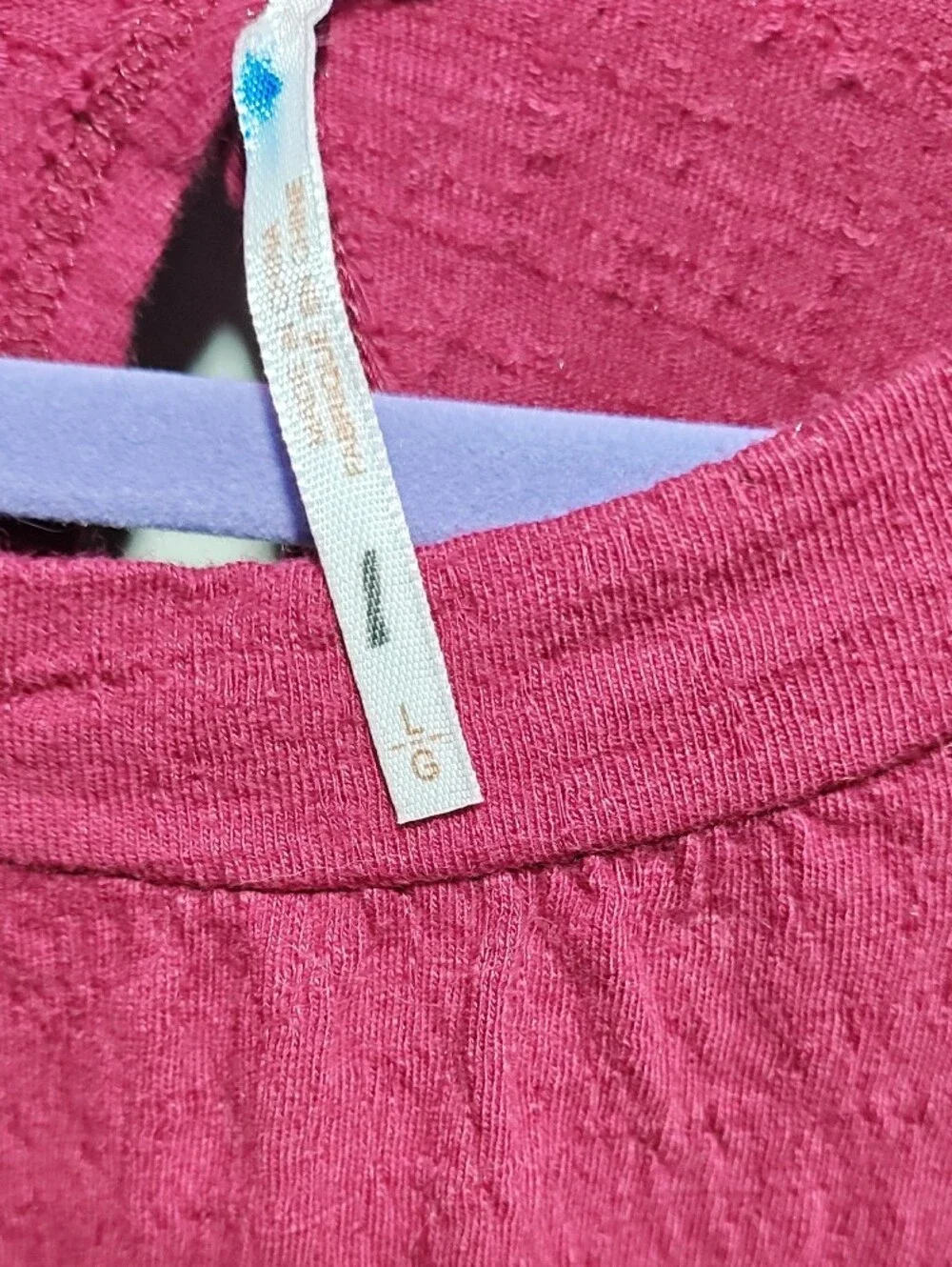 Free People Sleeveless Tiered Tunic in Berry